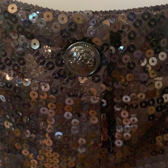 Large Black Sequin Shorts - Picture 5 of 14